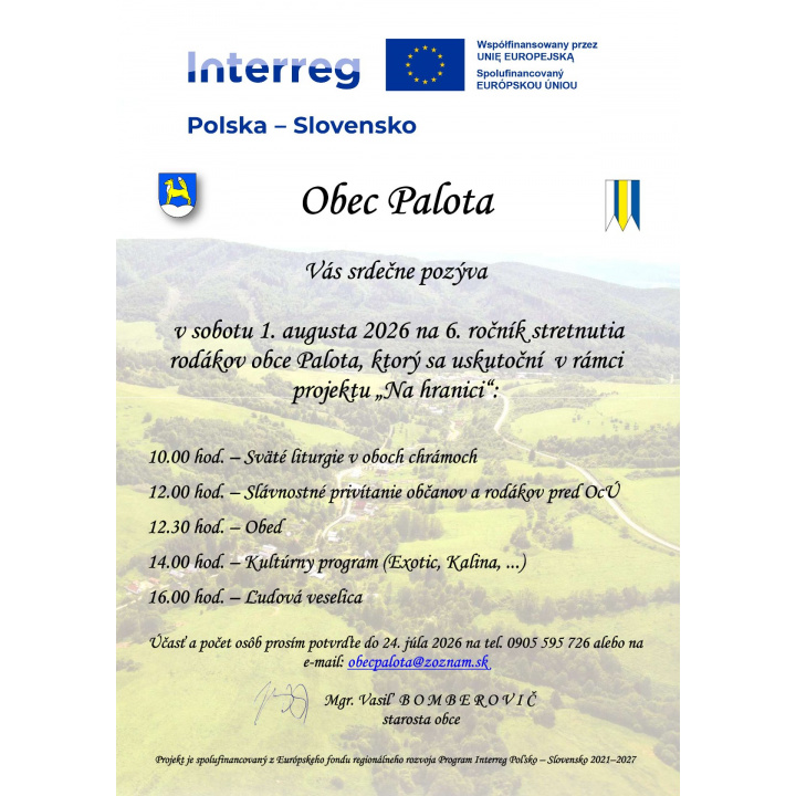 6. ročník stretnutia rodákov obce Palota